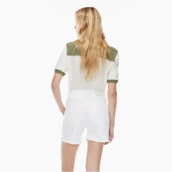 NWT ARITZIA DENIM FORUM The Yoko Mid Thigh Short (26) - Picture 5 of 5